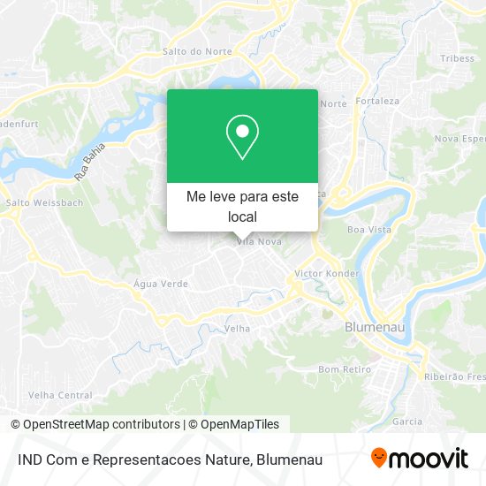 IND Com e Representacoes Nature mapa