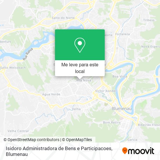 Isidoro Administradora de Bens e Participacoes mapa