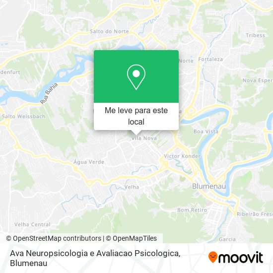 Ava Neuropsicologia e Avaliacao Psicologica mapa