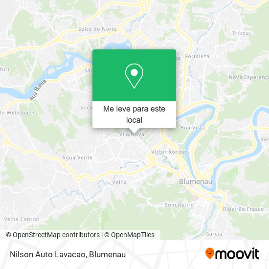 Nilson Auto Lavacao mapa