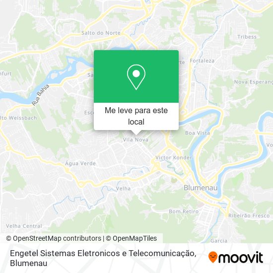 Engetel Sistemas Eletronicos e Telecomunicação mapa