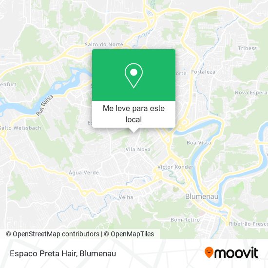 Espaco Preta Hair mapa