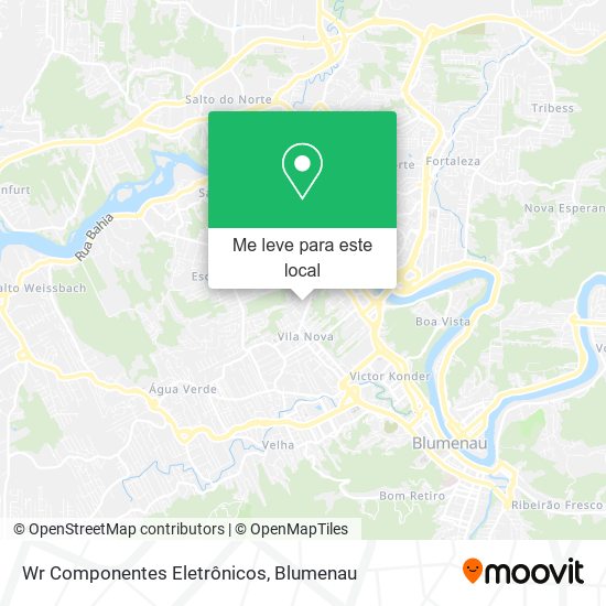 Wr Componentes Eletrônicos mapa