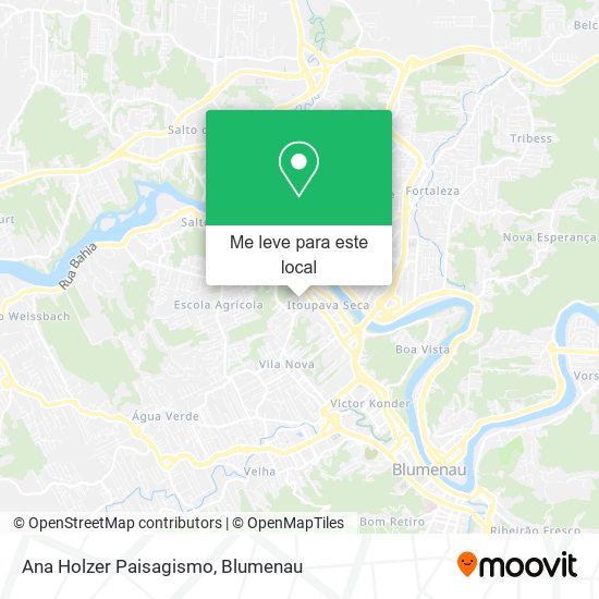 Ana Holzer Paisagismo mapa