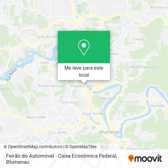 Feirão do Automóvel - Caixa Econômica Federal mapa