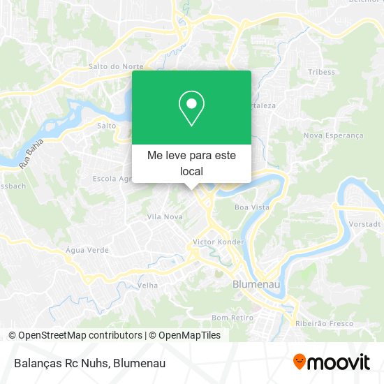 Balanças Rc Nuhs mapa