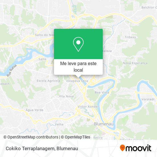 Cokiko Terraplanagem mapa