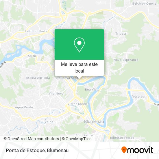 Ponta de Estoque mapa