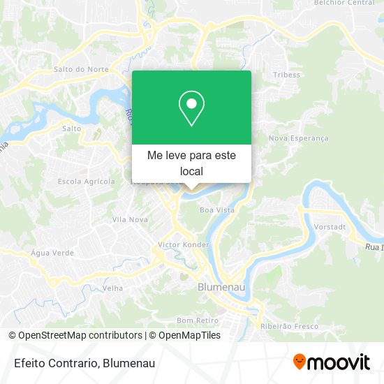 Efeito Contrario mapa