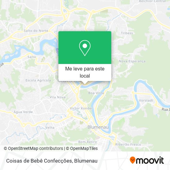 Coisas de Bebê Confecções mapa