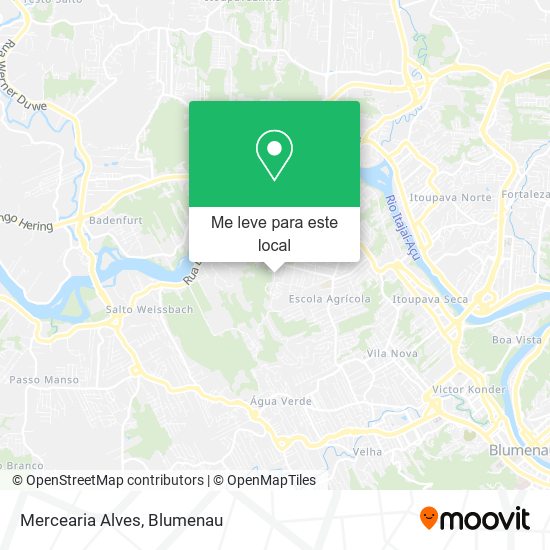 Mercearia Alves mapa