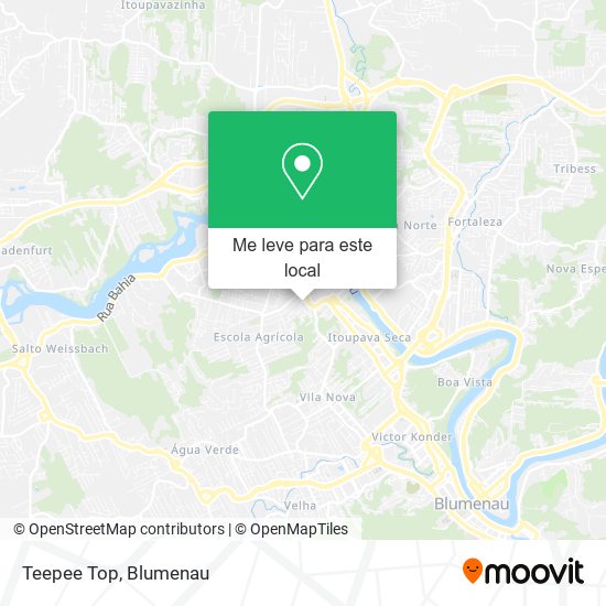 Teepee Top mapa