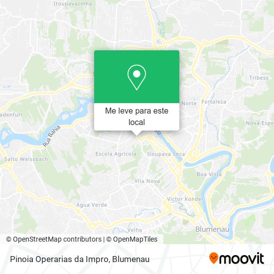 Pinoia Operarias da Impro mapa