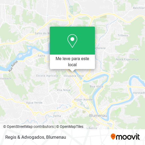 Regis & Advogados mapa