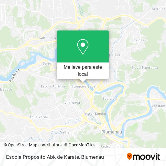 Escola Proposito Abk de Karate mapa