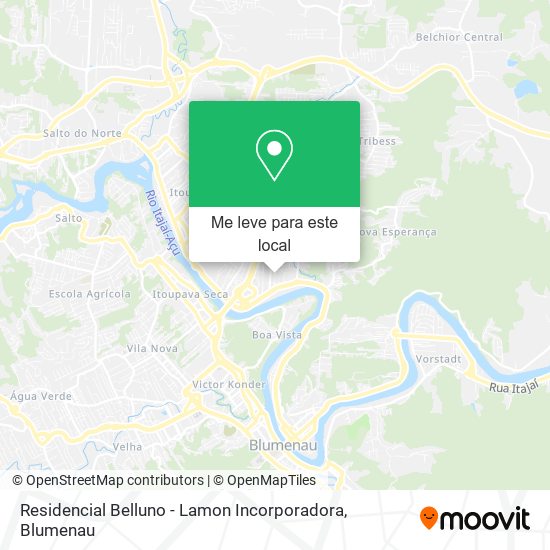 Residencial Belluno - Lamon Incorporadora mapa