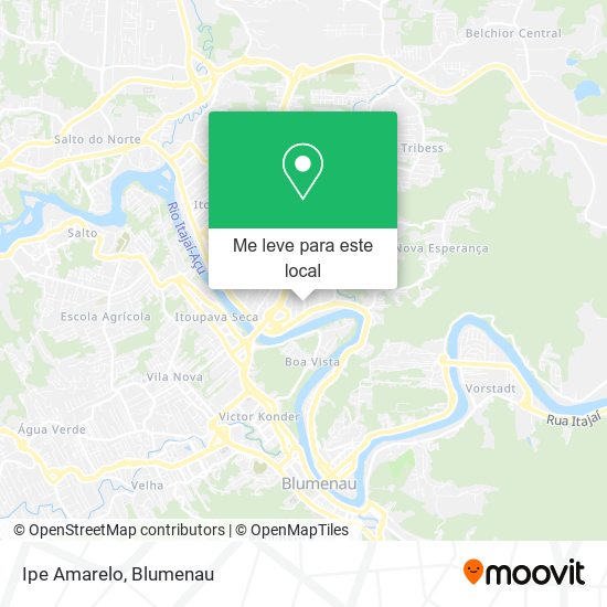 Ipe Amarelo mapa