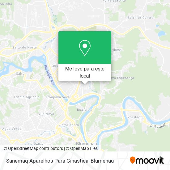 Sanemaq Aparelhos Para Ginastica mapa