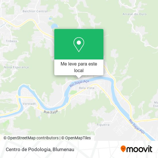 Centro de Podologia mapa