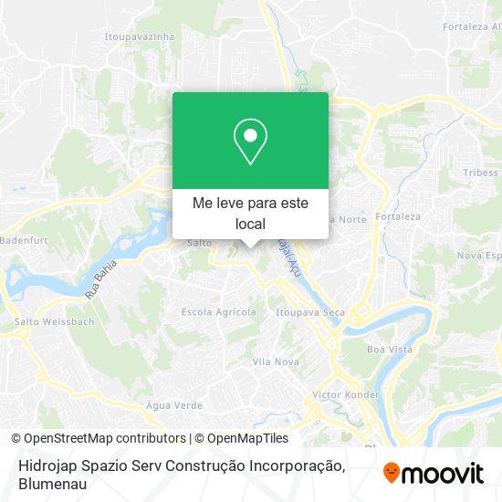 Hidrojap Spazio Serv Construção Incorporação mapa