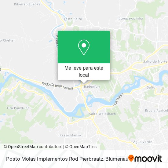 Posto Molas Implementos Rod Pierbraatz mapa