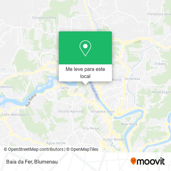 Baia da Fer mapa