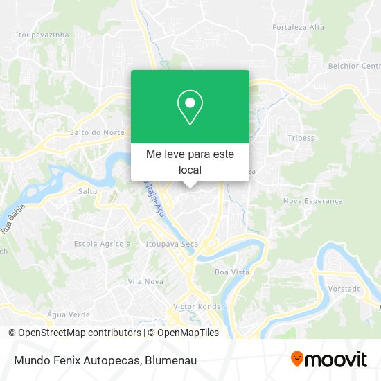 Mundo Fenix Autopecas mapa