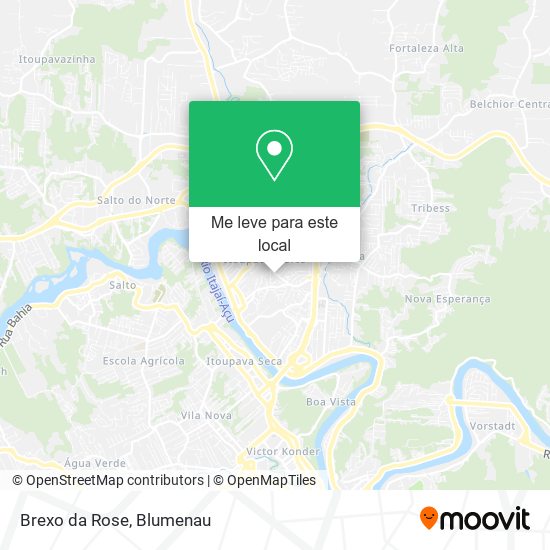 Brexo da Rose mapa