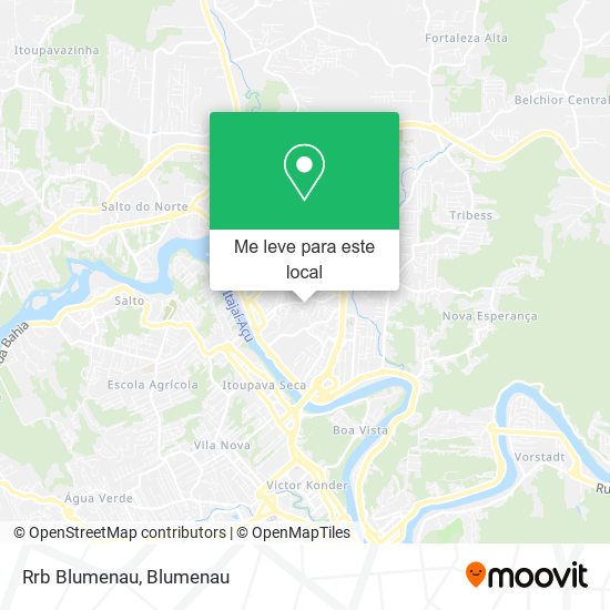 Rrb Blumenau mapa