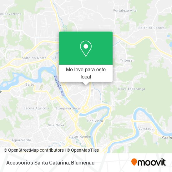 Acessorios Santa Catarina mapa