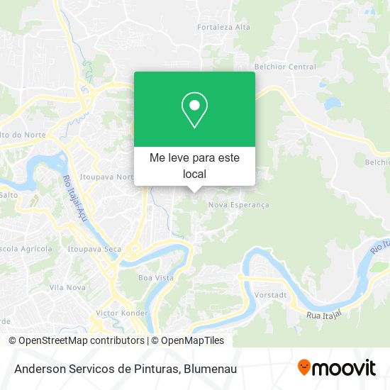Anderson Servicos de Pinturas mapa