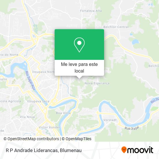 R P Andrade Liderancas mapa