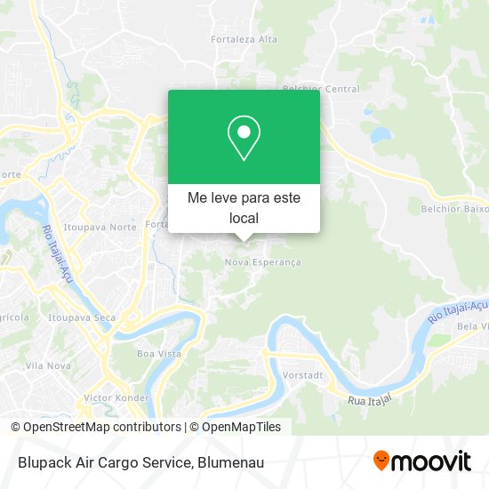 Blupack Air Cargo Service mapa