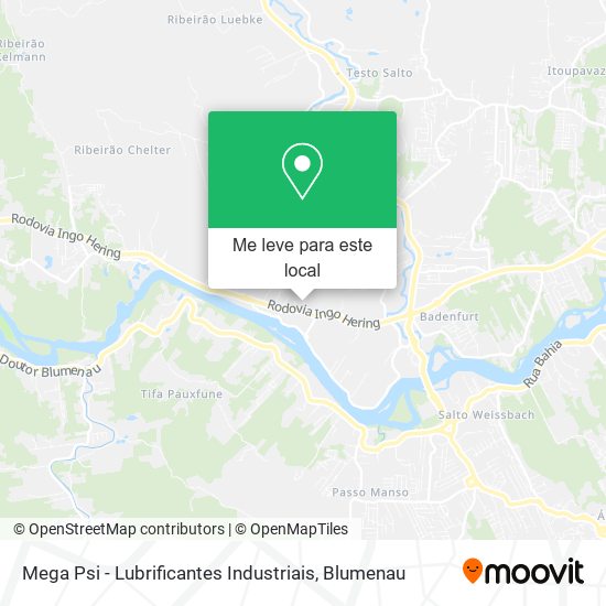 Mega Psi - Lubrificantes Industriais mapa