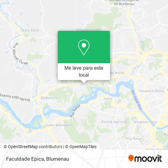 Faculdade Epica mapa