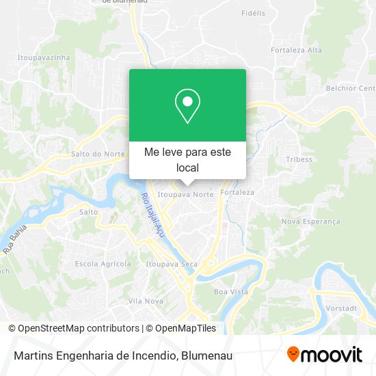 Martins Engenharia de Incendio mapa