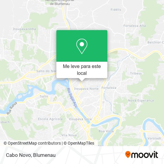 Cabo Novo mapa