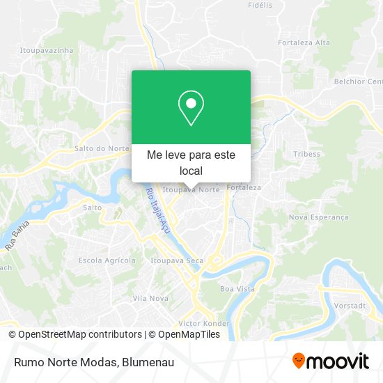 Rumo Norte Modas mapa