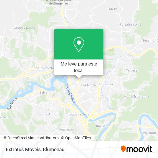 Extratus Moveis mapa