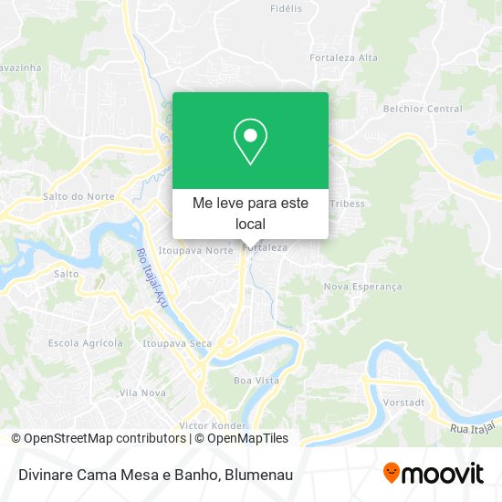 Divinare Cama Mesa e Banho mapa