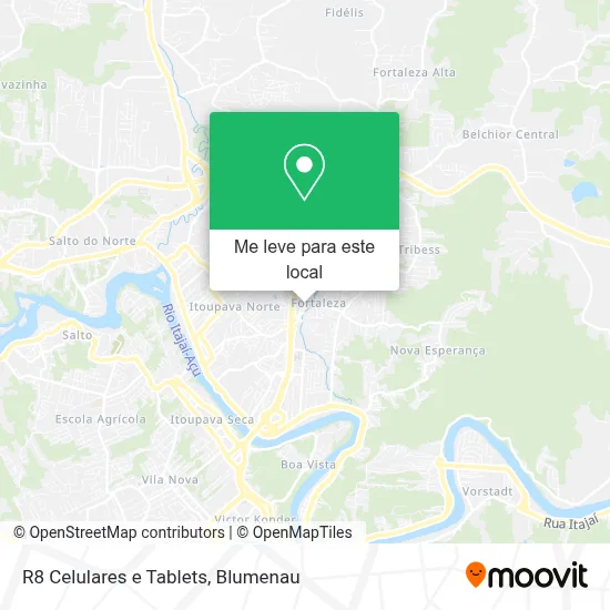 R8 Celulares e Tablets mapa
