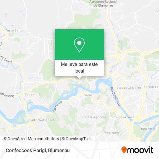 Confeccoes Parigi mapa