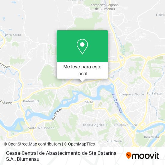 Ceasa-Central de Abastecimento de Sta Catarina S.A. mapa