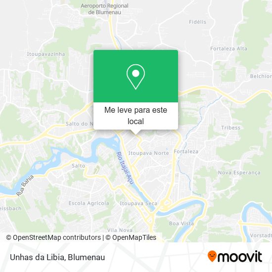 Unhas da Libia mapa