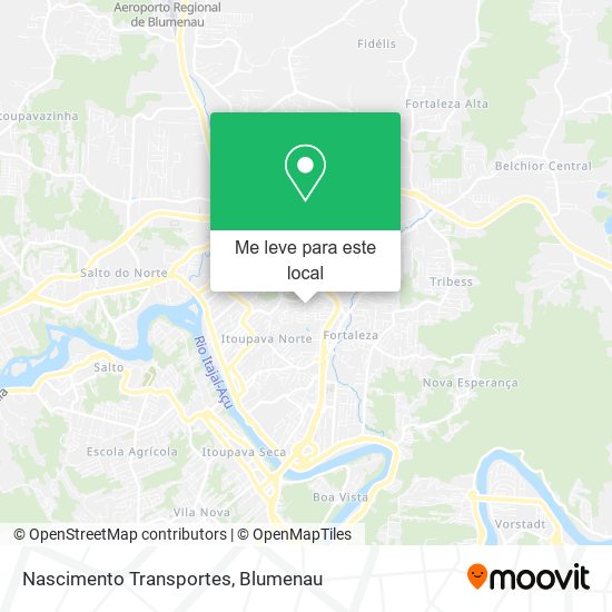 Nascimento Transportes mapa