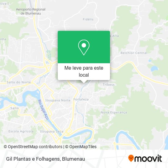 Gil Plantas e Folhagens mapa