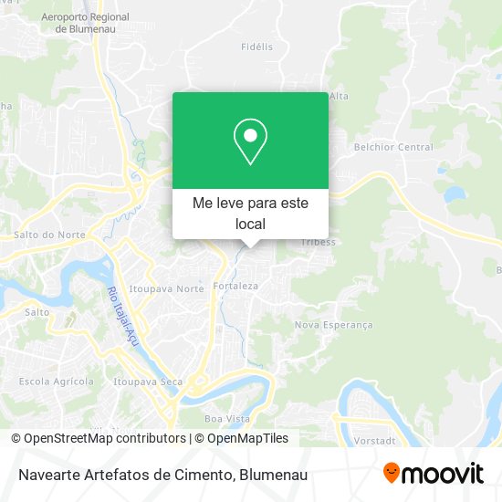 Navearte Artefatos de Cimento mapa