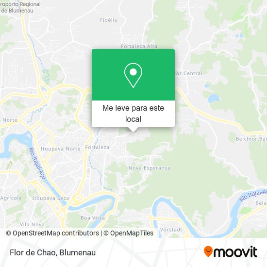 Flor de Chao mapa