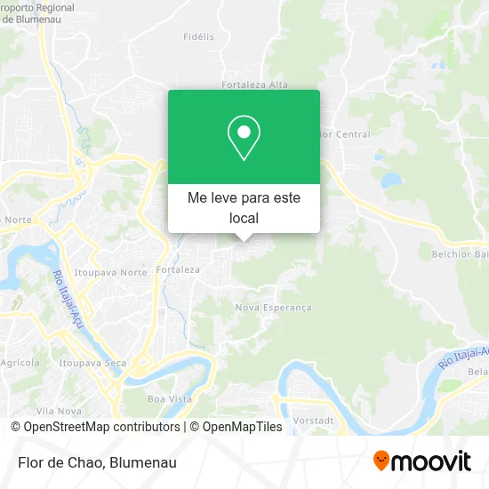 Flor de Chao mapa