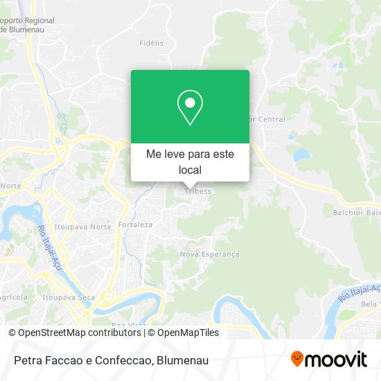 Petra Faccao e Confeccao mapa